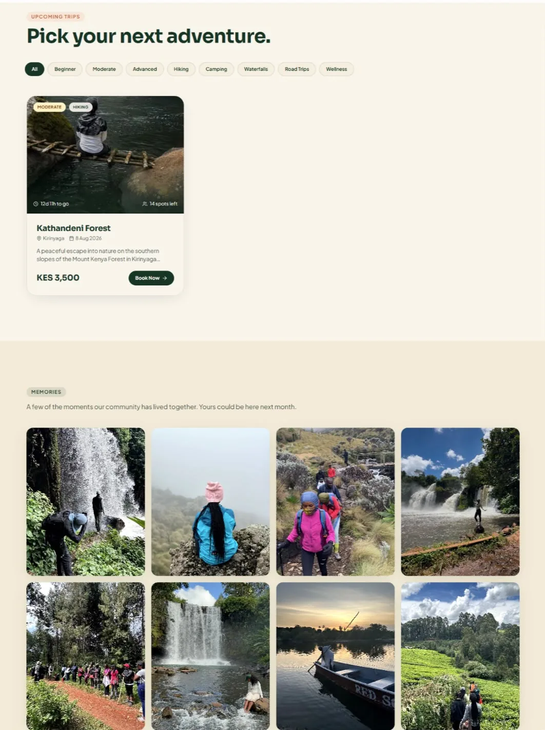 OffTrail Hiking & Adventure screenshot 1
